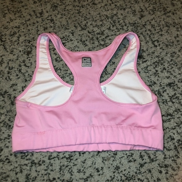 Nike Fit Dry Pink Sports Bra Size Large - Picture 4 of 9